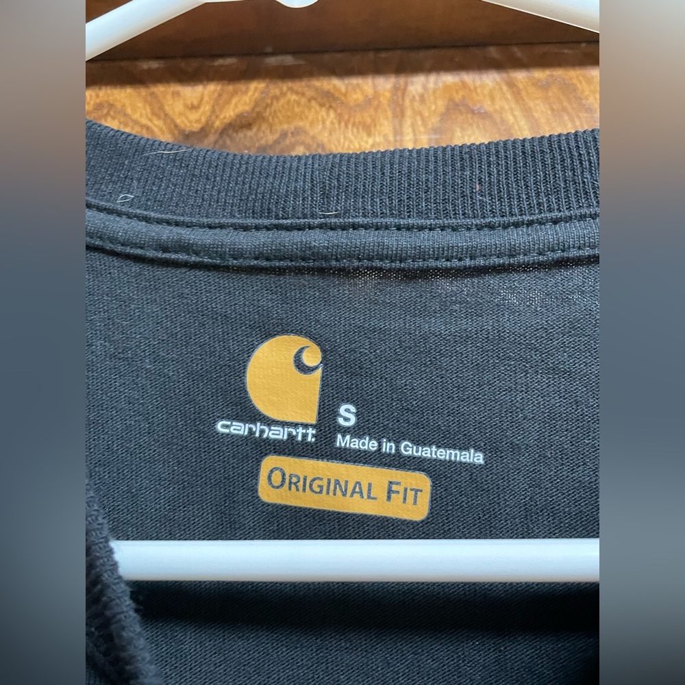 Carhartt Black Long Sleeve Size Small Mens - Picture 2 of 3